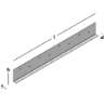 Afbeeldingen van GB randkist - 90° 250x2000x1,5mm - sendzimir verzinkt metaal