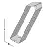 Afbeeldingen van GB gordinglas - 96x221x1,5mm - sendzimir verzinkt