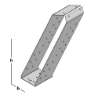 Afbeeldingen van GB gordinglas - 59x171x1,5mm - RVS 304