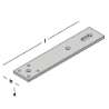 Afbeeldingen van GB Vloerelementstrip 300x60x8 Elektrolytisch Verzinkt 