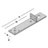 Afbeeldingen van GB vloer HSB-strip met lip - 200/300mm 60x8mm - elektrolitisch verzinkt