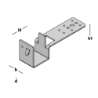 Afbeeldingen van GB Randbekistingsanker 22mm 30x2mm plankdikte 32mm Sendzimir Verzinkt 