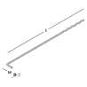 Afbeeldingen van GB UNI-L-spouwanker 320x30mm Ø4mm iso 210 +/-15mm 316 RVS