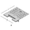 Afbeeldingen van GB RB Lijmplaat 117x126x1,5mm Sendzimir Verzinkt